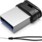 RAOYI USB Stick 128GB USB 3.0 Flash Drive with Lanyard,128G Mini Fit Memory Stick Ultra Slim Thumb Drive Zip Drive for PC Desktop-Black