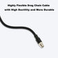 Alvin's Cables M12 X Coded 8 Pin Male to RJ45 Shielded Ethernet Cable M12 8 Position Cat6a Cable for Cognex Industrial Camera 15M/49.2ft
