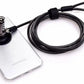 I3C Laptop Cable Lock 4 Digital Combination Lock Security Computer Cable Lock Anti Theft Combination Lock Compatible for Tablet Laptop (10 Packs)