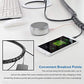 10FT Cable Management Sleeve EZ Cord Bundler 1" Diameter w/Zip Clip Zipper Wire Wrap Cord Organizer Cable Tube Hider Flexible & Expandable Home & Office Wire Concealer for PC TV Computer Cinema