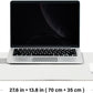 Cork Desk Mat - Dual-Sided Desk Pad for Office and Home - Desk Organization and Accessories - Ideal for Large Mouse Pad and Desk Mats on Top of Desks(White,27.6"x 13.8")