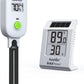 RAINPOINT Light-Driven Thermo-Hygrometer & Smart Digital Wireless Soil Moisture Meter (WiFi Hub Needed) Kit, Real-time Monitor Sensor Gardening Plant Care Essentials
