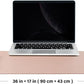 Cork Desk Mat - Dual-Sided Desk Pad for Office and Home - Desk Organization and Accessories - Ideal for Large Mouse Pad and Desk Mats on Top of Desks(Pink,36"x 17")
