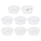 uxcell 8 Pcs 53mm (2.09 Inch) Desk Grommet, Plastic Cable Hole Cover, Wire Cord Cable Organizer for Home Office Computer Desk Cabinet, White