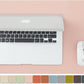 Cork Desk Mat - Small Dual-Sided Desk Pad for Office and Home - Desk Organization and Accessories - Ideal for Large Mouse Pad and Small Desk Mats on Top of Desks(Pink,23.6"x 13.8")