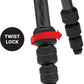 Manfrotto Befree Advanced AS, Camera Travel Tripod Kit, Twist Lock, Compatible with Arca-Swiss, Portable and Compact, Ball Head, Carbon Tripod for DSLR, Mirrorless, Camera Accessories