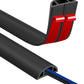 Floor Cord Covers for Wires 12FT Cable Hider Wire Cover Self Adhesive Cord Hider Floor for Offices, Homes, Workshops, Warehouses Cable Cavity 0.39" W x 0.27" H
