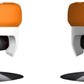 KontrolFreek Omni for PlayStation 5 (PS5) and PlayStation 4 (PS4) | Performance Thumbsticks | 2 Low-Rise Concave | Orange/White