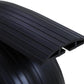 10ft Floor Cable Cover Heavy Duty PVC Cord Cover Wire Cover to Prevent Trip Hazard for Home Office or Outdoor(10ft, Black)