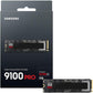 Samsung SSD 9100 PRO 1TB, PCIe 5.0x4 M.2 2280, Seq. Read Speeds Up to 14,700MB/s, Best for AI Computing, Gaming, and Heavy Duty Workstations (MZ VAP1T0B/AM)