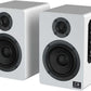 Harmony H2 60W Desktop Speakers with DSP, Bluetooth 5.3, 24-Bit Optical, USB-C, AUX, Silk-Dome Tweeter, Carbon-Fiber Woofer, for Computer, PC Monitor, Gaming (White)