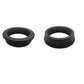 2 pcs 2-1/2" Drill Hole，2-1/16" ID Black Silicone Top hat Rubber Grommets for Wiring，Automotive，Firewall，Hole Plug，Desk，Screw，Water and Gas Pipe，Drain，House Siding，Cable Bushing，Glass，Wire Plug