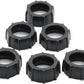 Maxmoral 16PCS Black Plastic Tightening Nut Ball Joint Fixing Adapter Head Holder Ring Car Holder Screw Fixing Head Holder for 17mm Ball Adapter