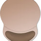 ITNRSIIET Ergonomic Mouse Pad with Comfort Gel Wrist Rest, Non-Slip PU Base, Smooth Textured Surface, Reduces Hand Fatigue & Wrist Pain, 8.7 x 7.2 Inch for Office Gaming Home, Soft Brown Gradient