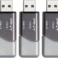 PNY 128GB Turbo Attaché 3 USB 3.0 Flash Drive 5-Pack – Grey, P-FD128X5TBOP-MP, 100MB/s, Light-Weight Durable - Data Storage and Transfer
