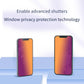 Privacy Screen Protector for iPhone 12 Pro max (6.7 inch)- Flexible film, Gradient Colorful, Anti-blue light, anti-glare, filter screenultraviolet