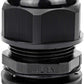XHF 20 Pcs 1" IP68 Strain Relief Nylon Cord Grip Waterproof NPT Cable Glands Adjustable UL Listed and RoHS Compliant(Black)