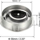 uxcell Cable Hole Cover, 2Inch/50mm Zinc Alloy Desk Wire Cord Cable Grommets Hole Cover for Office PC Desk Cable Cord Organizer, 4Pcs Silver Tone