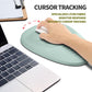 Hokafenle Ergonomic Mouse Pad Wrist Support, Terraced Slope Carpal Tunnel Wrist Pad for Mouse with Unibody Memory Foam, Wrist Rest Pain Relief Mousepad (Light Cyan, 11.8x7.9 in)
