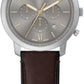 Fossil Men's Neutra Quartz Stainless Steel and Leather Chronograph Watch
