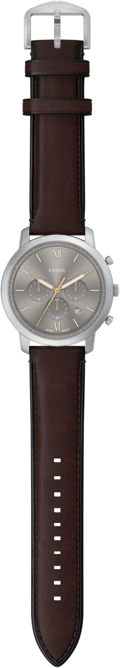 Fossil Men's Neutra Quartz Stainless Steel and Leather Chronograph Watch