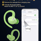 Wireless Earbuds, Bluetooth 5.4 Headphones Sport, Over Ear Buds With ENC Noise Cancelling Mic, 48H, Wireless Earphone With Earhooks, Stereo Deep Bass, IP7 Waterproof ear bud for Workout Running, Green