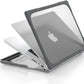 Batianda Compatible with New MacBook Pro 16 inch Case 2024 M4 Chip 2023 2021 Release with M3 M2 Pro Max, Heavy Duty Protective Plastic Hard Shell with Fold Kickstand & Keyboard Cover Protector, Gray