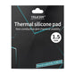 Thermal Pad 14.8 W/mK, 120x120x1.5mm, Non Conductive, High Temp Resistance, Silicone, For Laptop, GPU, CPU, LED Cooler