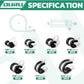 30PCS Cable Clamps Assortment Kit,7 Sizes—1/8" 3/16" 1/4" 5/16" 3/8" 1/2" 3/4" Stainless Steel Rubber Coated Cushioned Insulated Cable Clamp,Automotive Wire Pipe Clamps