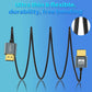 Twozoh Flexible & Slim HDMI Cable 5FT 2 Pack, Ultra Thin HDMI Cord Supports High Speed 4K@60Hz 18gbps 2160P/1080P