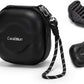 Cwatcun Hard Shell Lens Filter Case, Camera Filter Case for 7 Filters Up to 100mm with Hand Strap, Dustproof & Waterproof Camera Lens Filter Storage Case for ND UV CPL Filter Pouch