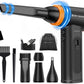 K&F CONCEPT Brushless Compressed Air Duster, 3 Gear Adjustable, 120000 RPM Super Power,Rechargeable&Portable, with Fast Charging, for Deep Computer Clean, Keyboard, Car Dry, Home
