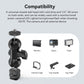 SmallRig Cool Ballhead, Multi-Function Double Ball Dead Adapter with Shoe Mount & 1/4" Screw for Monitors Led Light Microphone - 1135
