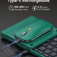 ProtoArc Foldable Keyboard and Mouse, XKM01 True Full-Size Folding Wireless Keyboard Mouse Combo for Business Travel, a Portable Office Suite On-The-Go, Compatible with Laptop iPad Tablet - Green