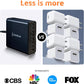Upgraded 240W 8 Ports GaN Charger, USB Charging Hub, Multi USB C Charger Station, USB-C Charging Hub for MacBook Pro/Air/iPad Pro/iPhone/Samsung Galaxy Note