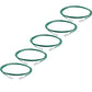 TRUECABLE Cat6 Component Rated Patch Cable, Unshielded (U/UTP), 7ft, Green, 28AWG Solid Copper, Snagless 10G High-Speed Ethernet Cable, PoE++ 4PPoE 100W, UL Listed, RoHS-3, 5 Pack