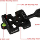 Haoge CP-MAS Screw Knob Clamp Adapter Mount for Quick Release QR Plate Camera Tripod Ballhead Monopod Ball Head Fit Arca Swiss and Manfrotto 200PL-14 RC2 Plate