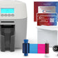 Bodno Magicard 600 Dual Sided ID Card Printer & Complete Supplies Package ID Software - Gold Edition