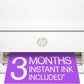 HP Envy 6155e Wireless All-in-One Color Inkjet Printer, Print, scan, Copy, Duplex Printing Best-for-Home, 3 month Instant Ink trial included (714L5A)