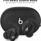 AhaStyle 3 Pairs Beats Studio Buds Ear Hooks Anti-Slip Ear Covers Silicone Accessories【Not Fit in The Charging Case】 Compatiable with New Beats Studio Buds 2021 (Black)