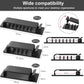 Cable Management Clips, 20Pcs Cord Organizers Wire Clips Cord Holder for TV PC Ethernet Cable Desk Home Office (Black)