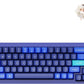 Keychron Q2 Wired Custom Mechanical Keyboard, QMK/VIA Programmable Macro, Full Aluminum, Hot-Swappable Gateron G Pro Brown Switch, 65% Layout Double Gasket Compatible with Mac and Windows - Blue