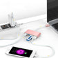 LENTION 4-in-1 USB-C Hub with Type C, USB 3.0, USB 2.0 for 2024-2016 MacBook Pro (M1-M4), iPhone 16-15 New Mac Air/Surface, ChromeBook, More, Multiport Charging & Connecting Adapter (C13, Rose Gold)