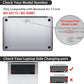 Compatible with 2025 2024-2022 MacBook Air 13 inch Case M4 A3240 M3 A3113 M2 A2681, Hard Shell&Keyboard Cover&Screen Film&Webcam Cover for New M4 Mac Air 13.6 inch with Touch ID, Cute Animal