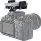 CAMVATE Universal SSD Holder Clamp Adjustable Width (33mm ~ 60mm) with 1/4"-20 Mounting Points & Shoe Mount Connector - 3011