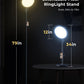 Aureday 12” Selfie Ring Light with Stand, Overall 79” Tall Ringlight Stands with Remotes and Phone Holder, Professional Floor Stand Light Ring for Video Recording/Live Stream/TikTok/Photography/Barber