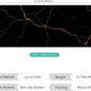 Dynippy Thin Extended Gaming Mouse Pad （31.5 * 11.8 * 0.08 inch） with Stitched Edges Large Mousepad Long XXL Keyboard and Mouse pad Desk Mat for Gaming Office & Home - Black Gold Marble
