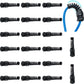 20 Pcs Waterproof Cable Gland, PG7 Thread(3-6.5mm), Made of PA66 Material,waterproof wire grommet Strain Relief Cord Connectors,Suitable for Various Electrical Installations