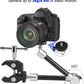 11" Adjustable Magic Arm DSLR Mirrorless Action Camera Camcorder Smartphone LCD Monitor Video Vlog Rig w/Clamp Holder Mounts fit for GoPro iPhone
