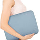 MOSISO Laptop Case 16 inch, 15-15.6 inch Laptop Sleeve Bag Compatible with MacBook Pro 16 inch, HP, Acer, Dell, Lenovo, ASUS Notebook, Neoprene Computer Sleeve Bag with Small Case, Airy Blue